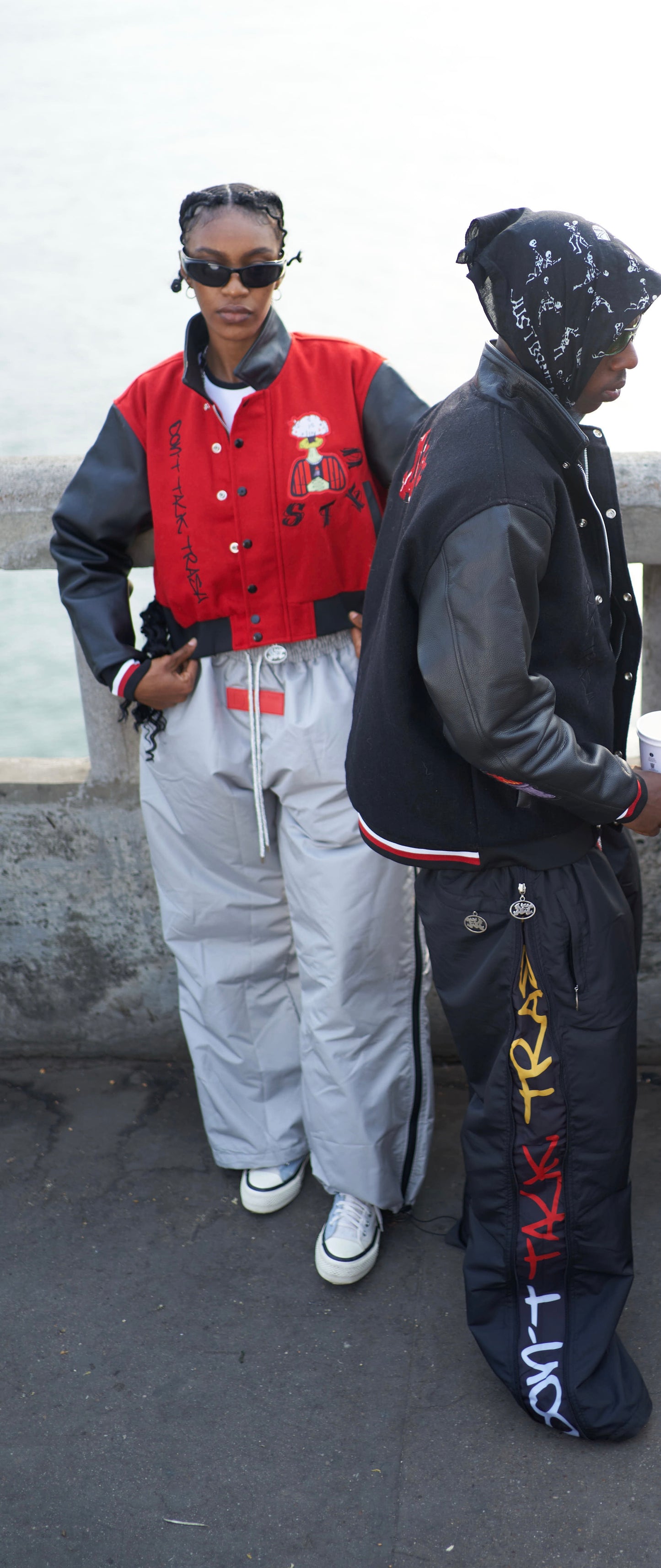 STFU LEATHER SLEEVE JACKET