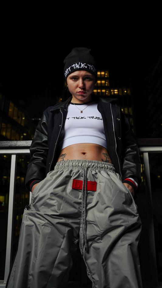 DONTTALKTRASH ZIPFLEX TRACKPANT